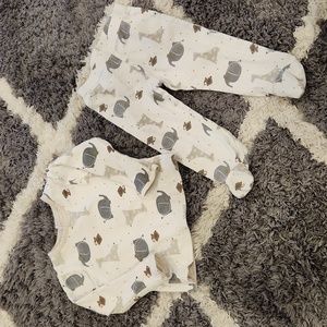 3-6 Month Reversible Pajamas